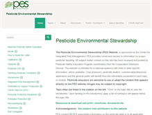 Tablet Screenshot of pesticidestewardship.org